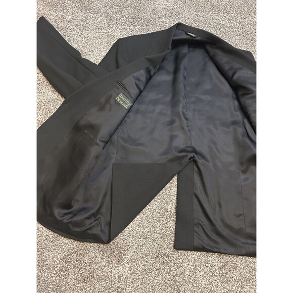 Hasting & Smith Men’s Size 46 L Black Blazer Jacket + Gold Buttons - Picture 9 of 13